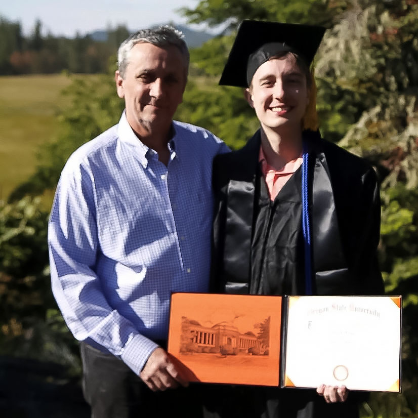 Attila Varga graduation photo, ECS Class of 2009 sharpen